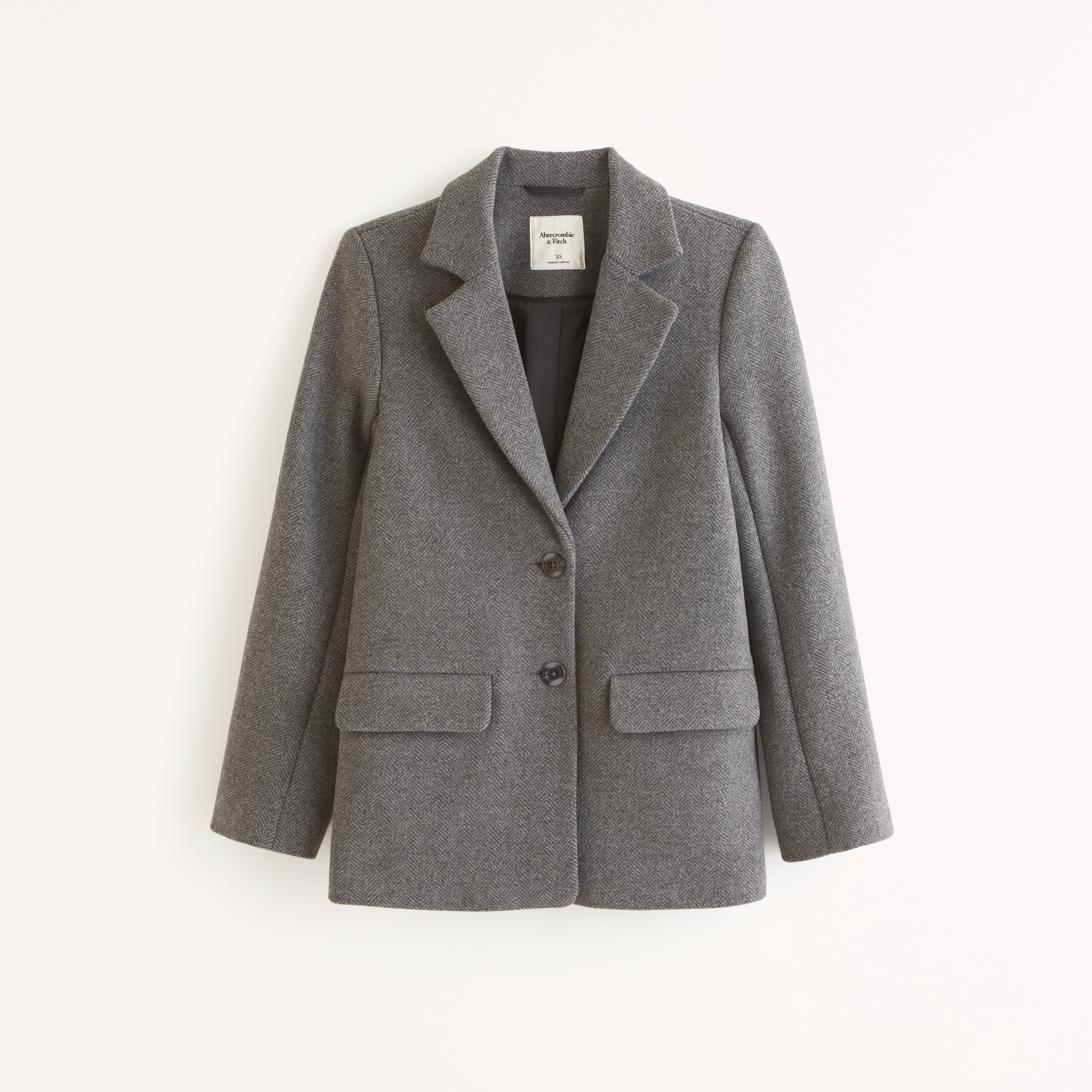 Abercrombie and fitch wool cheap coat