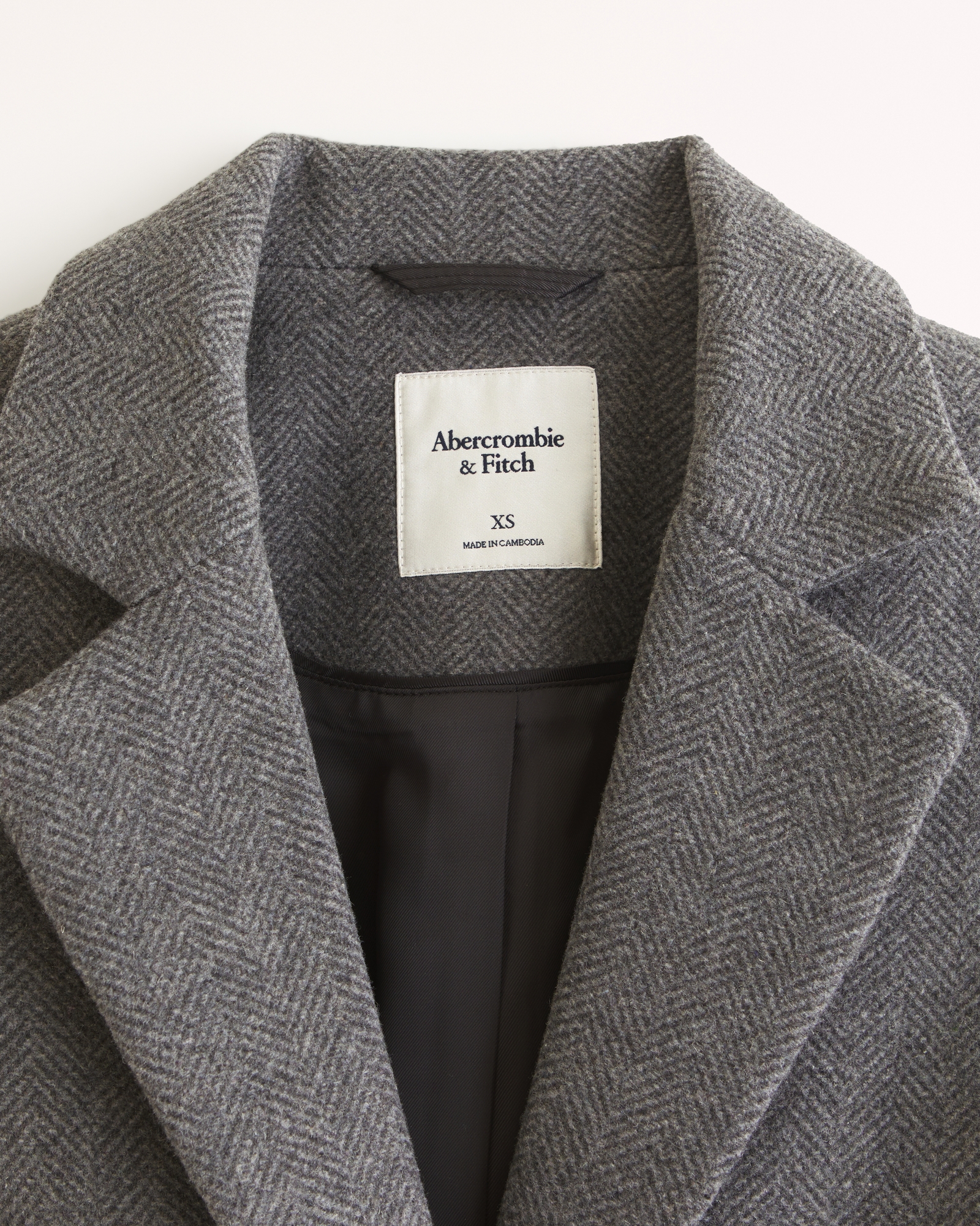 Heavyweight Wool-Blend Blazer Coat