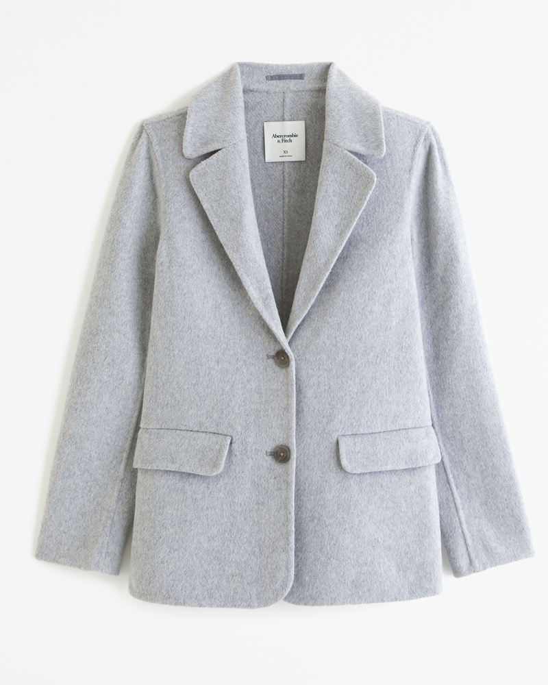 Women's Double-Cloth Wool-Blend Blazer Coat | Women's Clearance ...