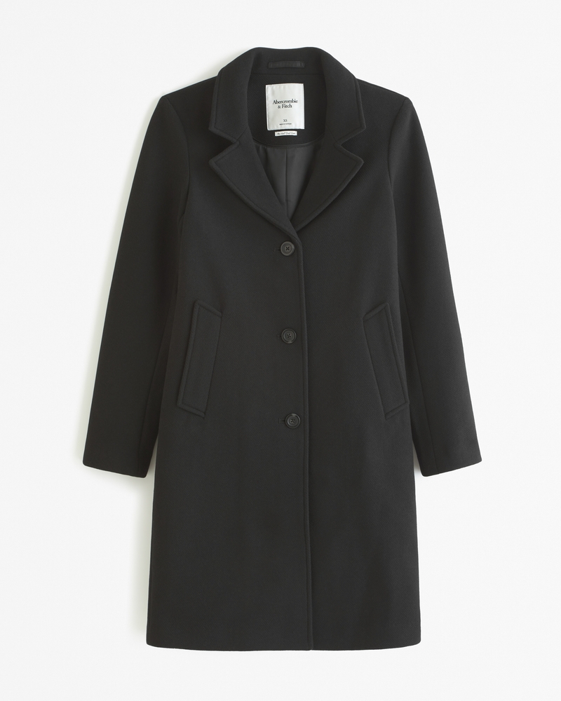 Abercrombie & Fitch Women's Elevated Double Cloth Trench Coat