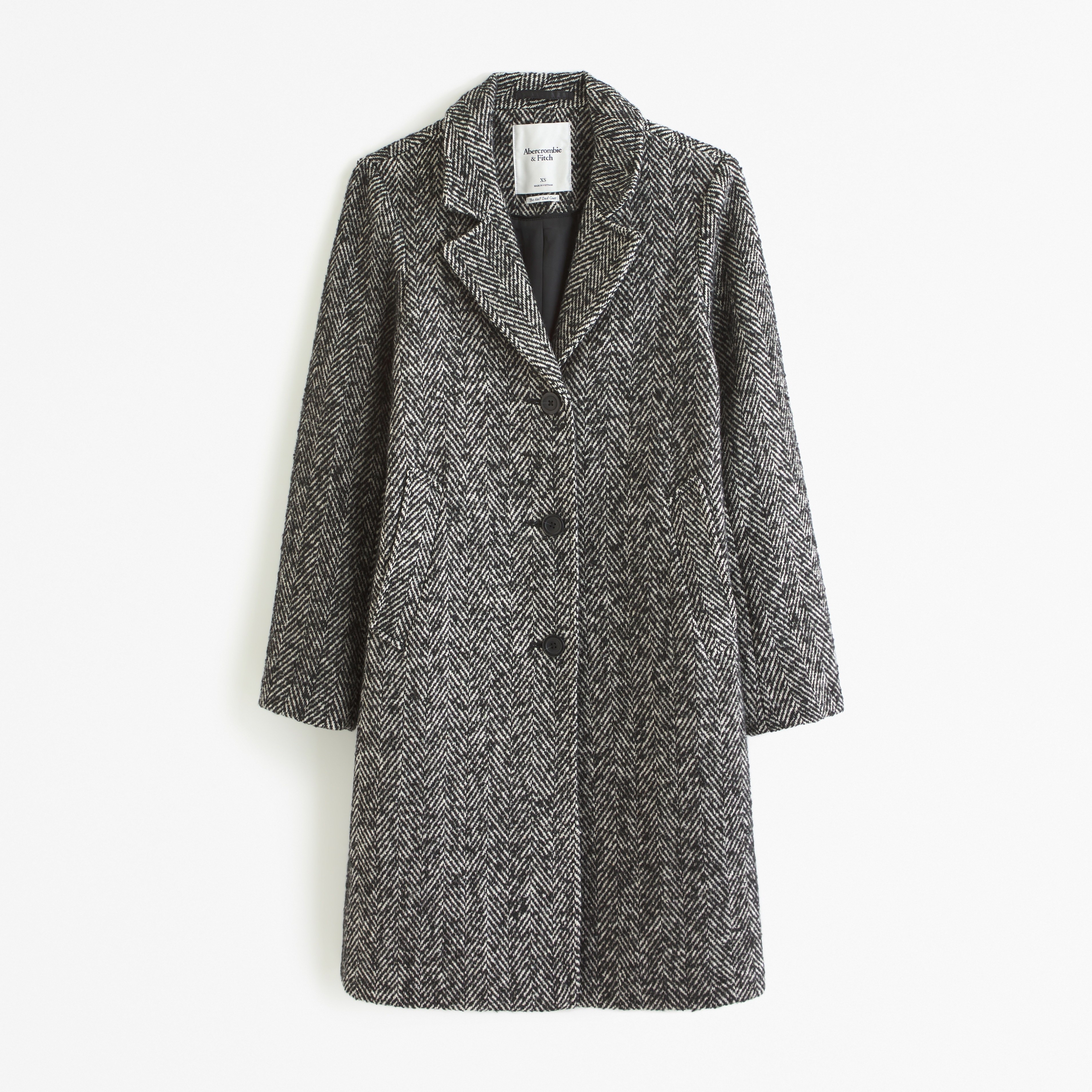 Textured overcoat outlet