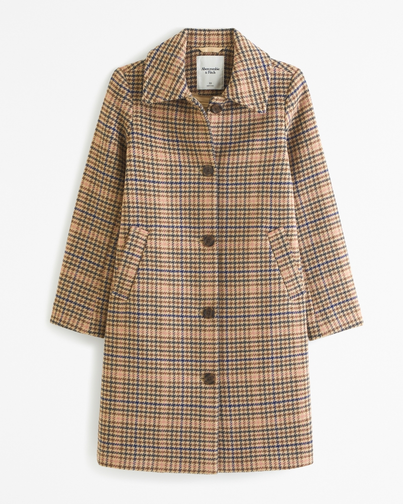 Women's Wool-Blend Mod Coat | Women's Coats & Jackets