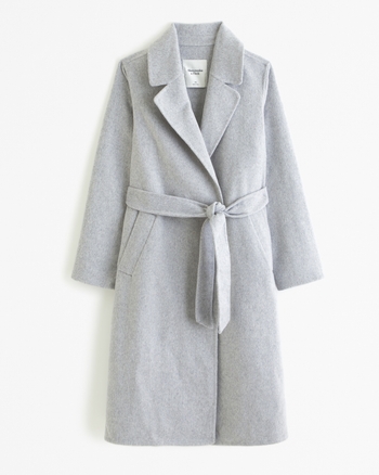 Women's Wool-Blend Belted Blanket Coat | Women's Clearance ...