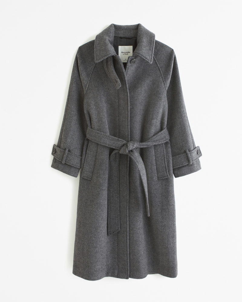 Abercrombie wool coat hotsell