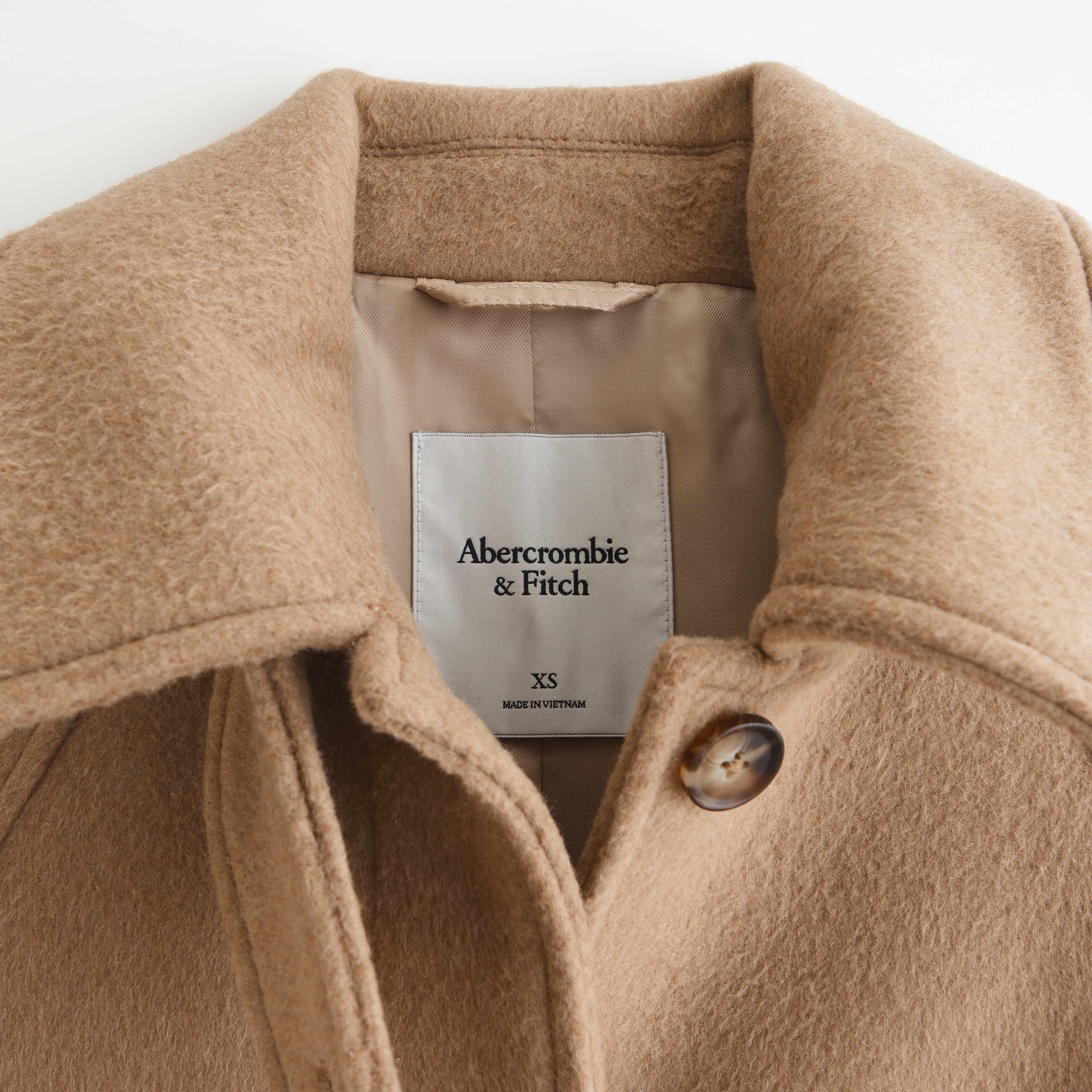 Abercrombie and cheap fitch wool coat