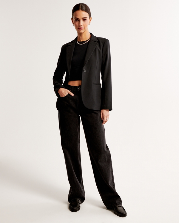 Nipped Waist Blazer