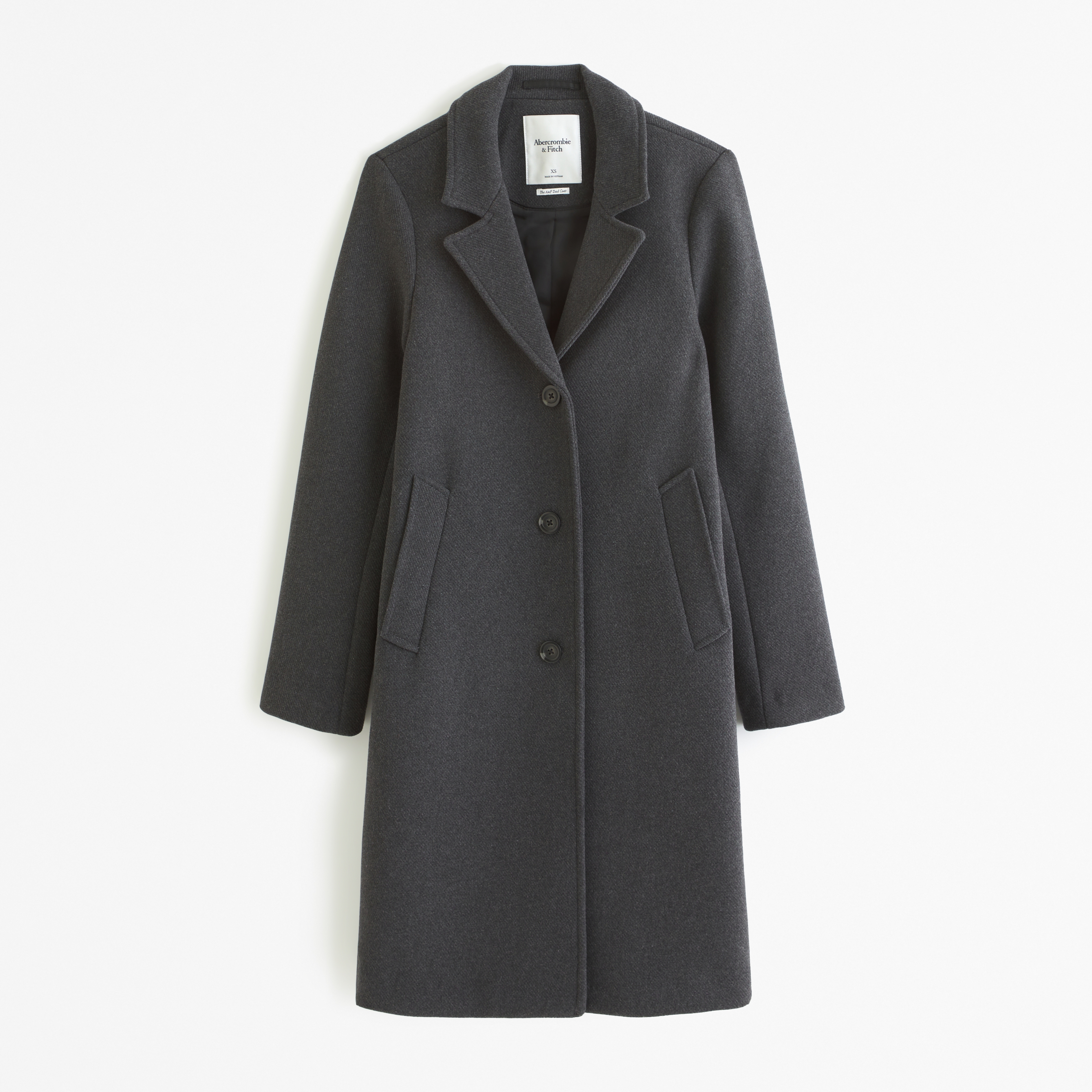 Wool blend dad coat hot sale womens