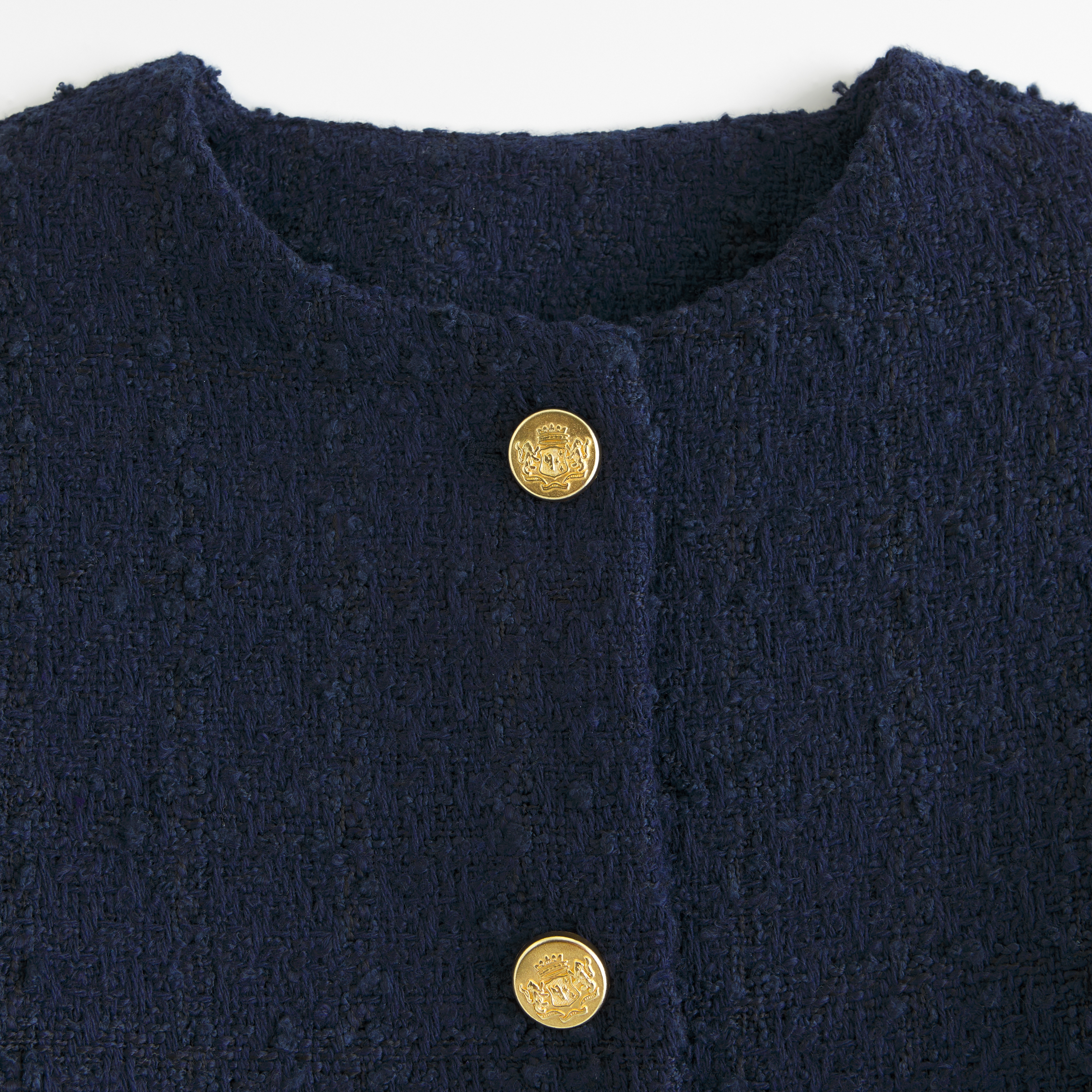 Women's Collarless Tweed Jacket | Women's Clearance | Abercrombie.com