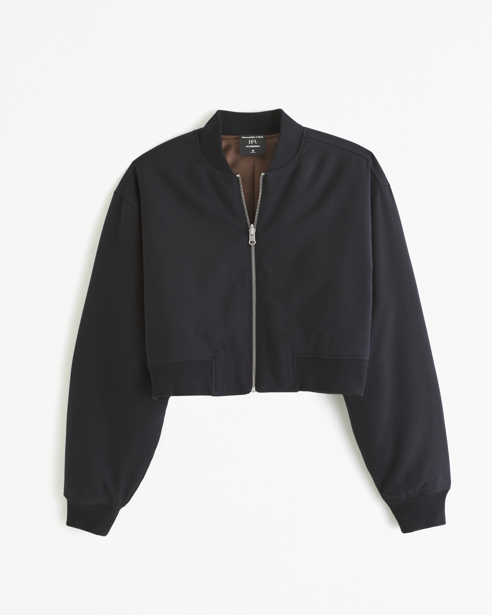 Cropped Reversible Bomber Jacket