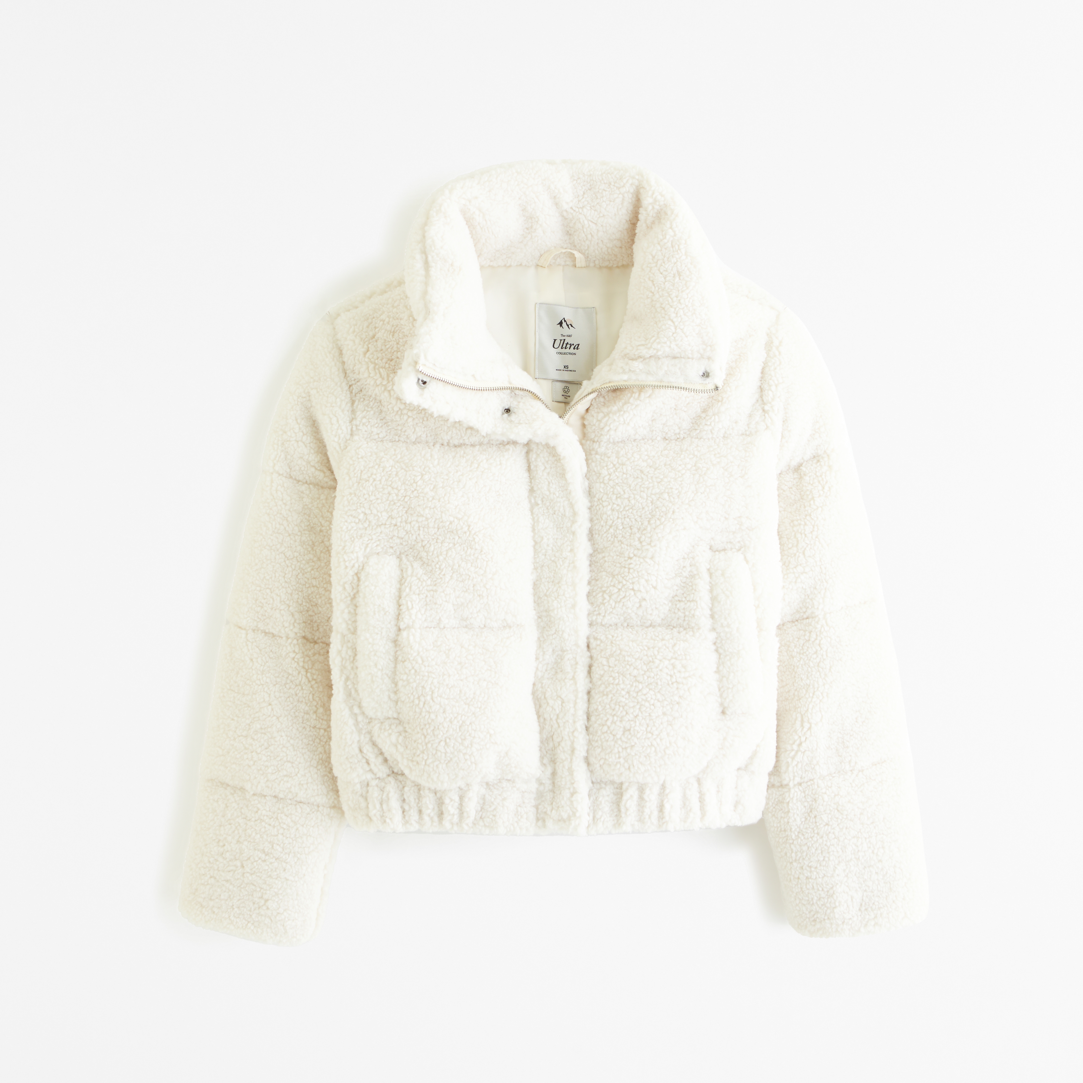 Abercrombie puffer hot sale jacket women's