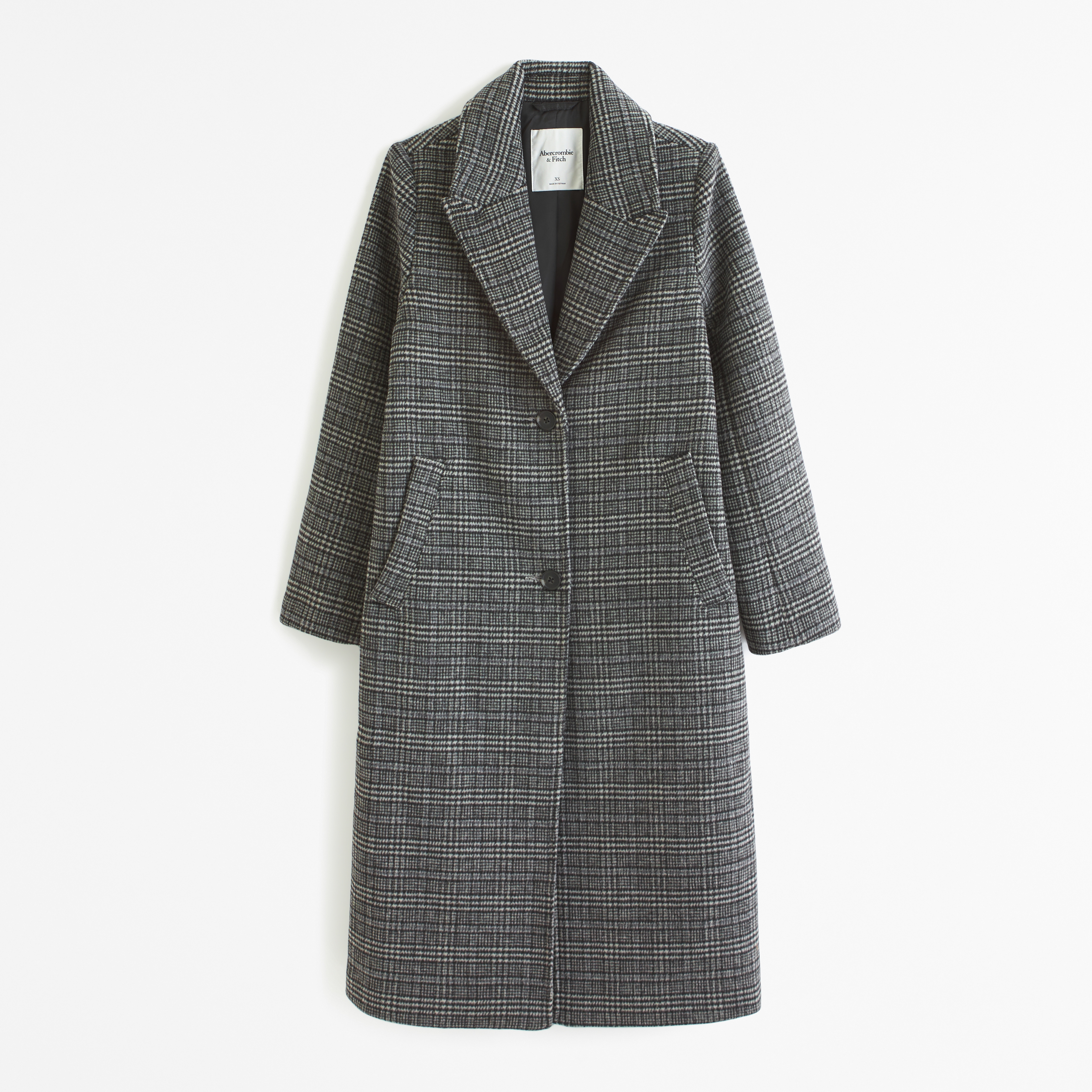 grey wool top coat