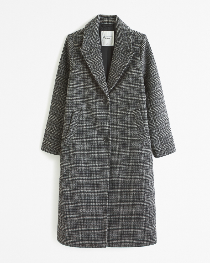 Classic Tailored Fit Wool Topcoat