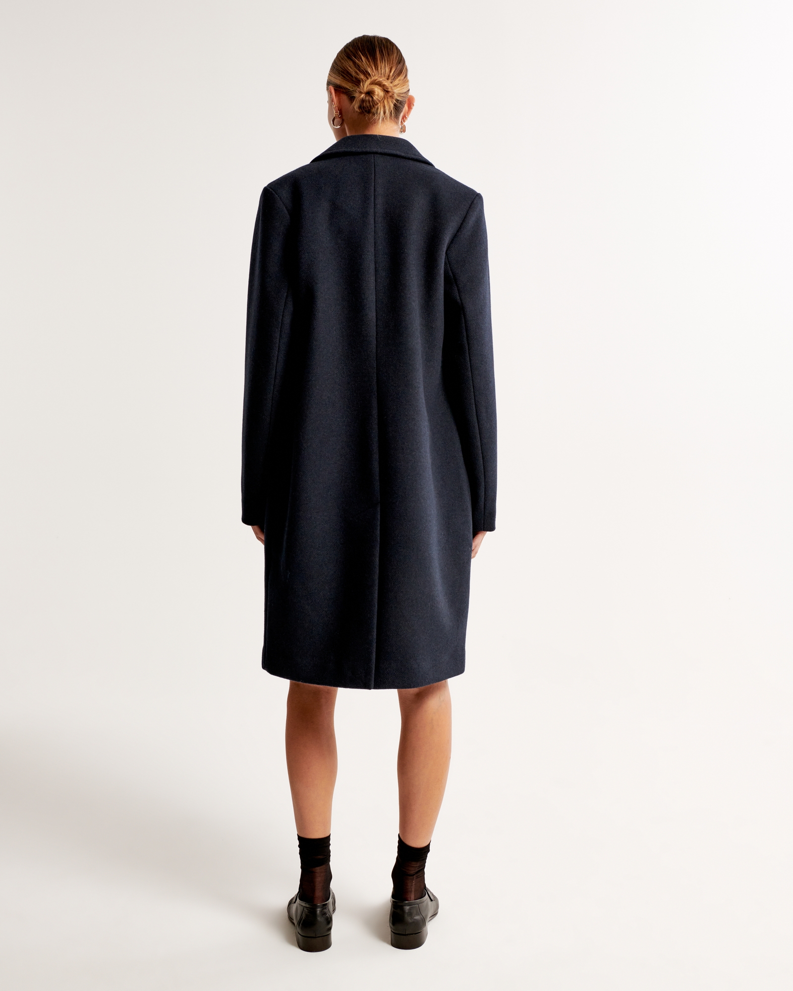 Wool-Blend Dad Coat