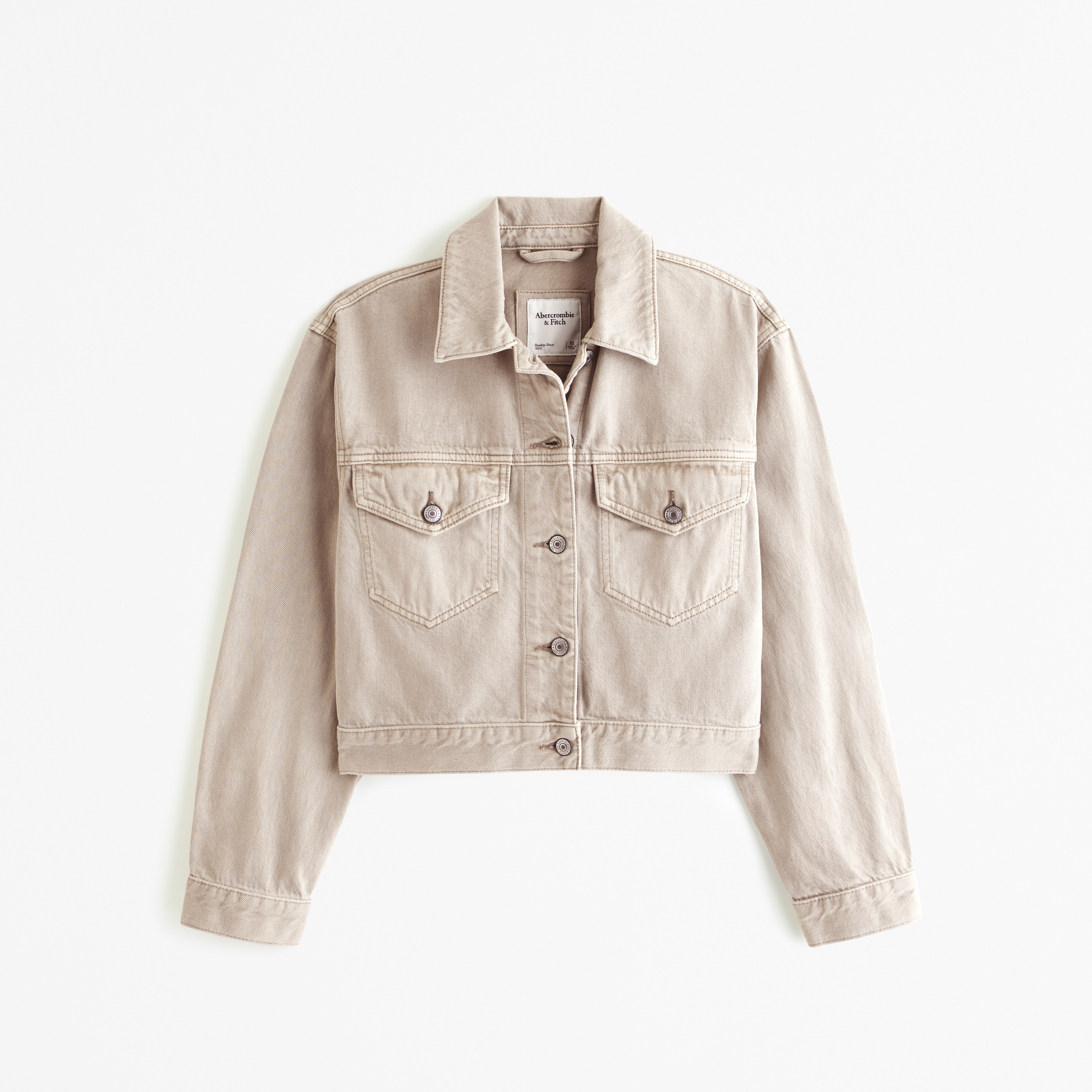 Abercrombie denim hot sale jacket