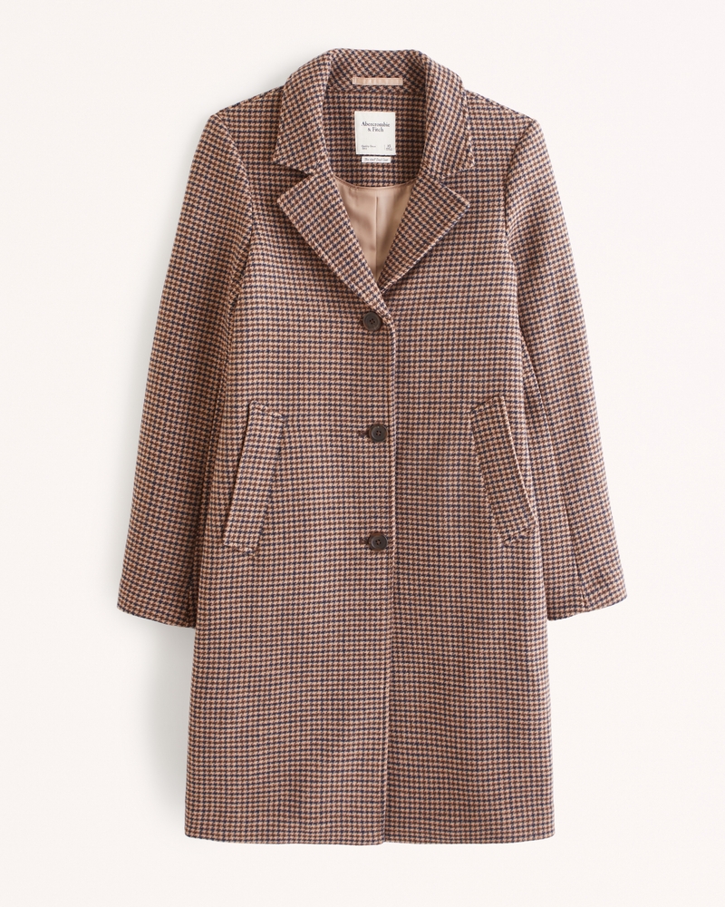Women's WoolBlend Dad Coat Women's Coats & Jackets