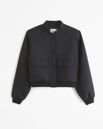 Abercrombie bomber jacket womens clearance