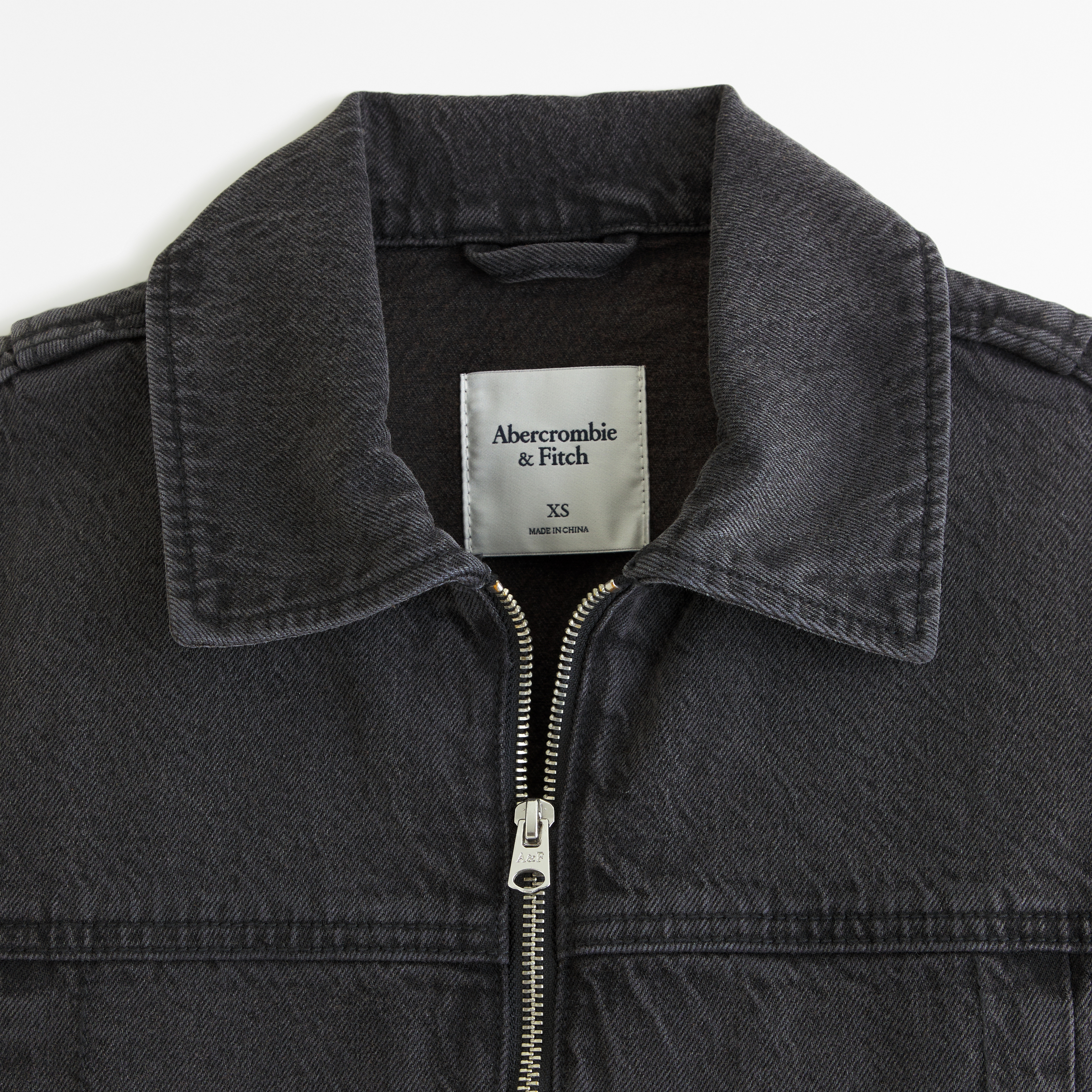 Women's Denim Zip Jacket | Women's Coats & Jackets | Abercrombie.com