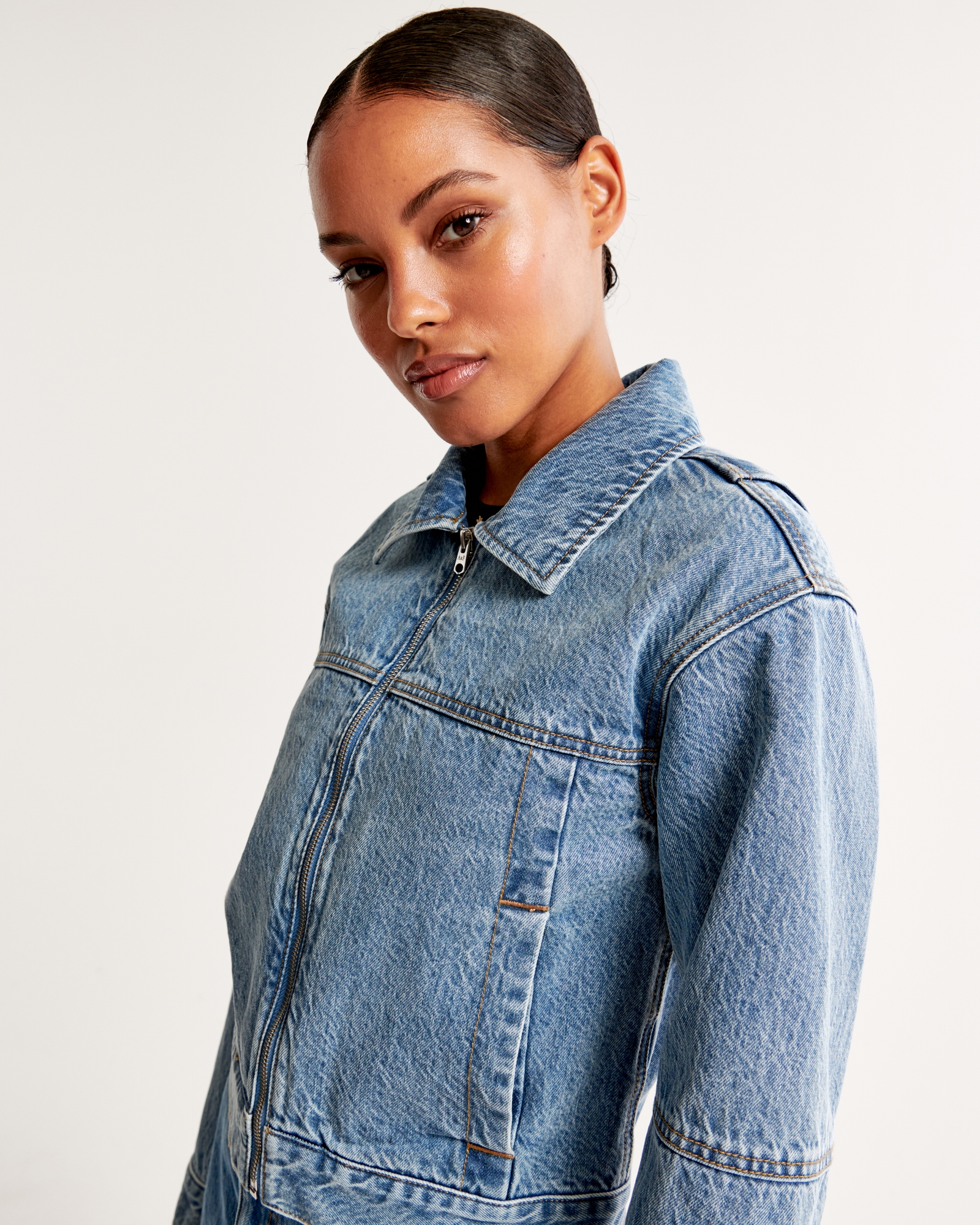 Denim Zip Jacket