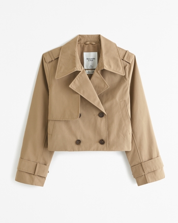Women's Short Trench Coat | Women's Coats & Jackets | Abercrombie.com