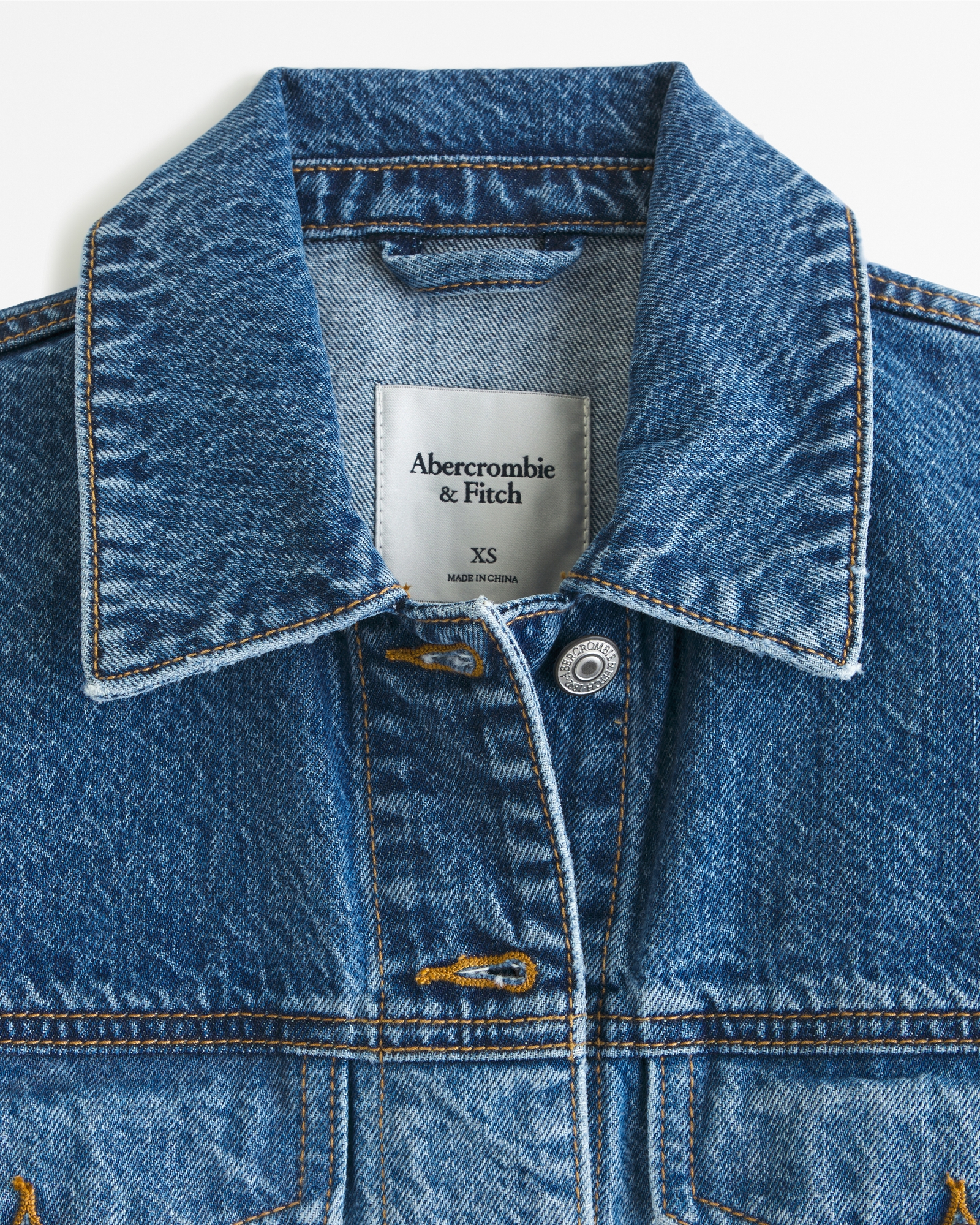 Drapey Cropped Denim Jacket