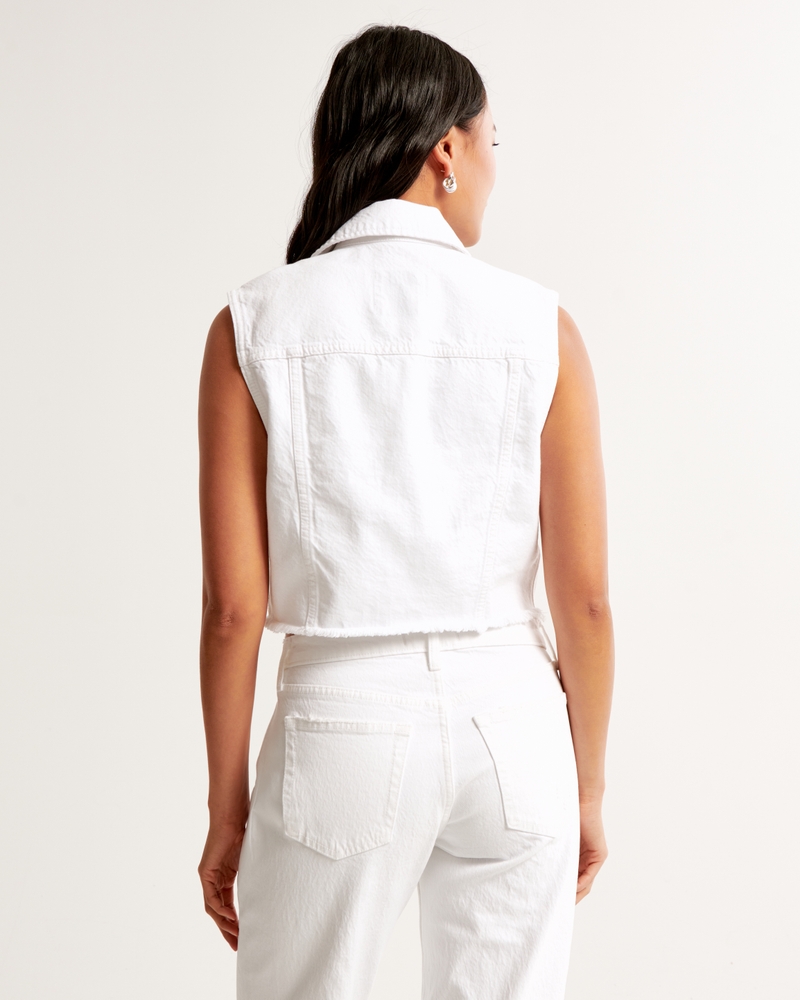 Cutoff Denim Vest