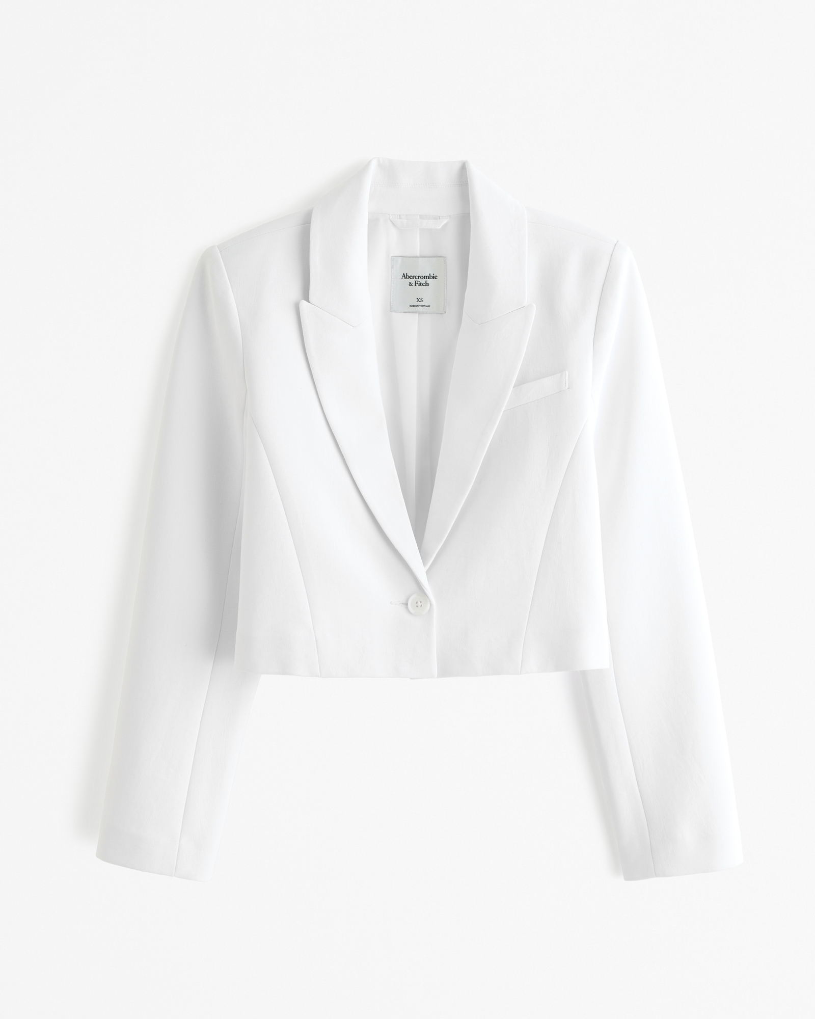 Premium Crepe Cropped Blazer