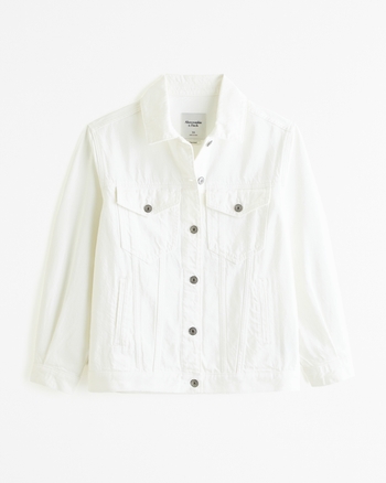 Women's Plus Trendy Trucker Denim Jacket main image 1