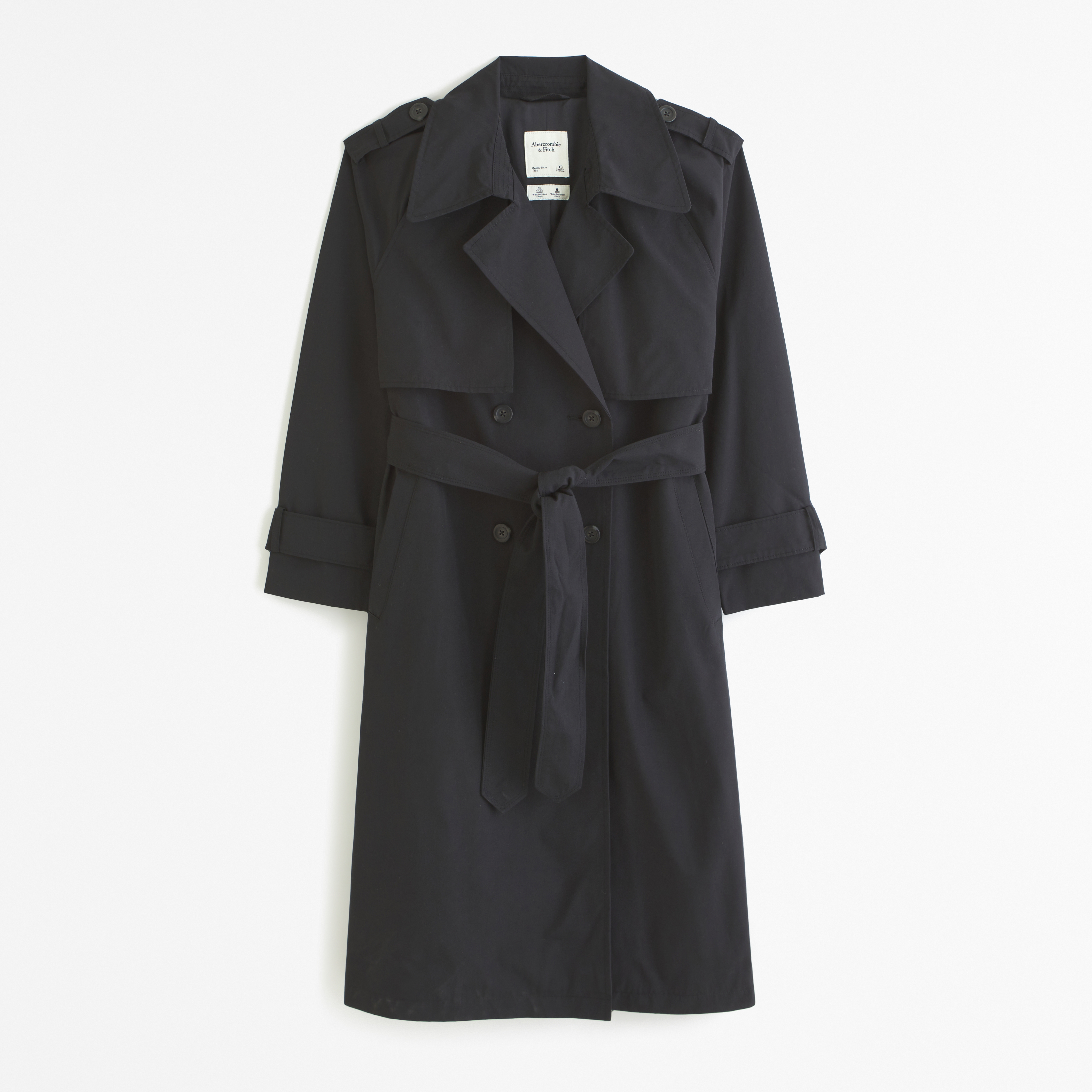 Abercrombie winter trench on sale coat