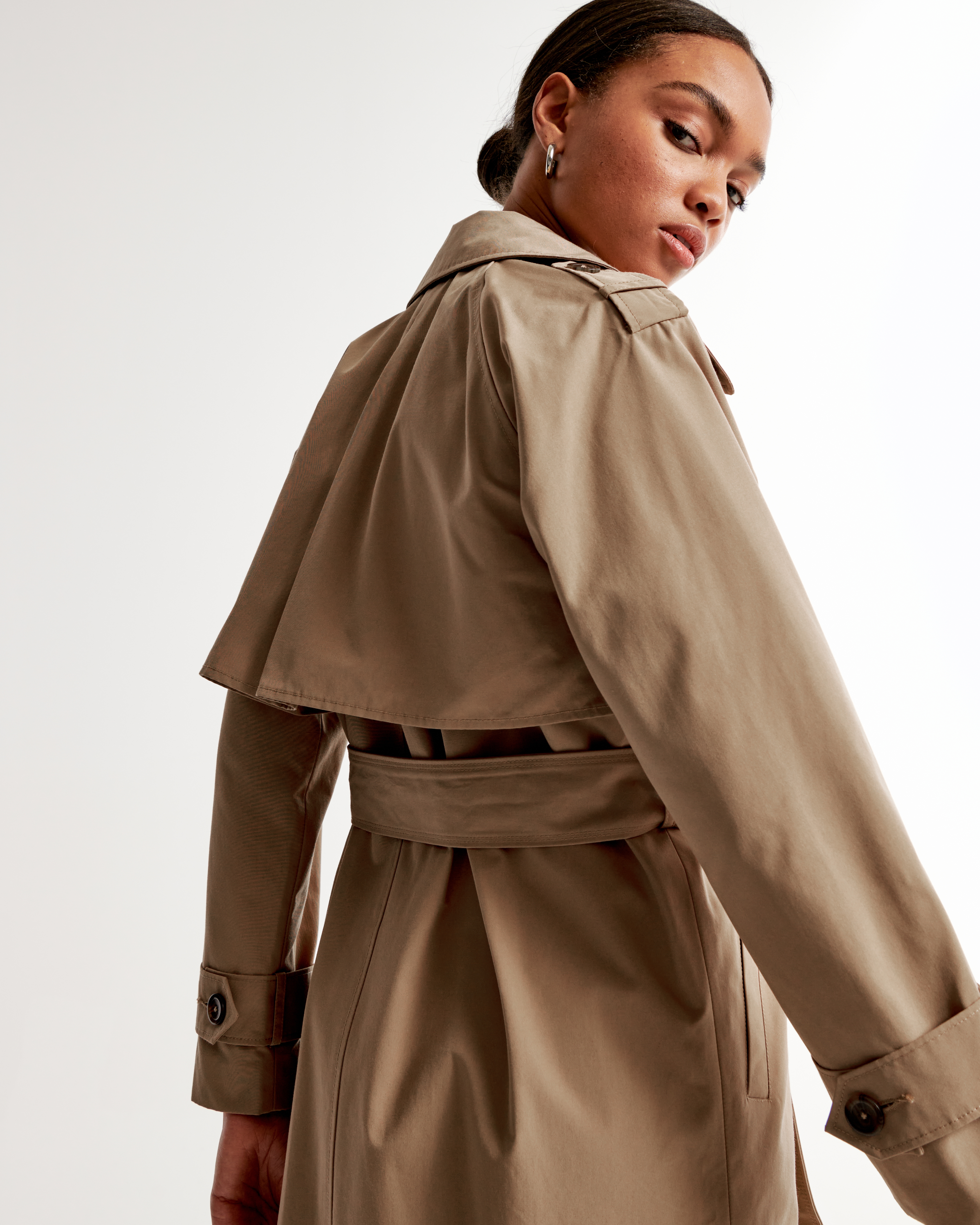 Abercrombie and 2025 fitch trench coat