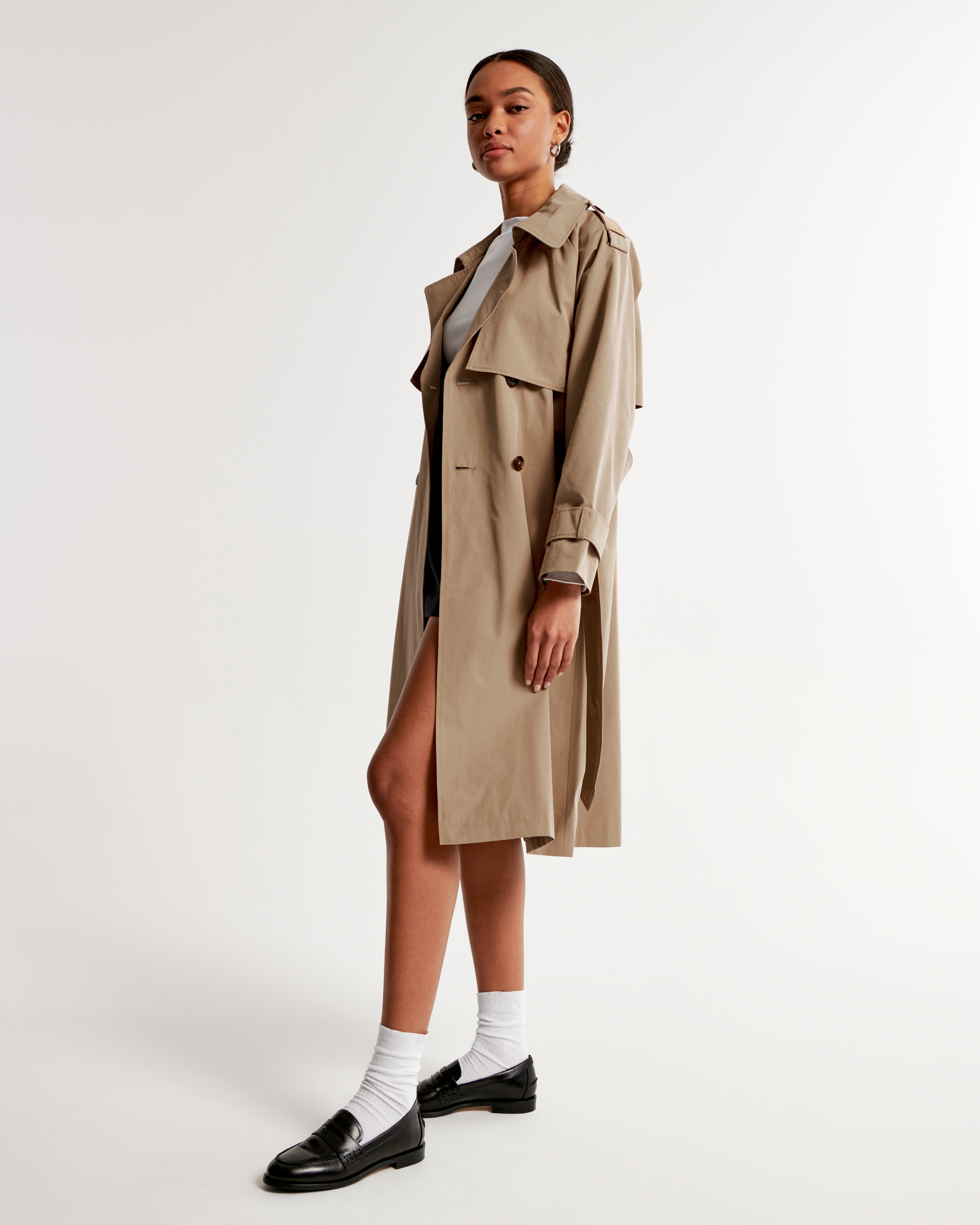 Abercrombie winter hotsell trench coat