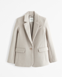 Wool-Blend Blazer