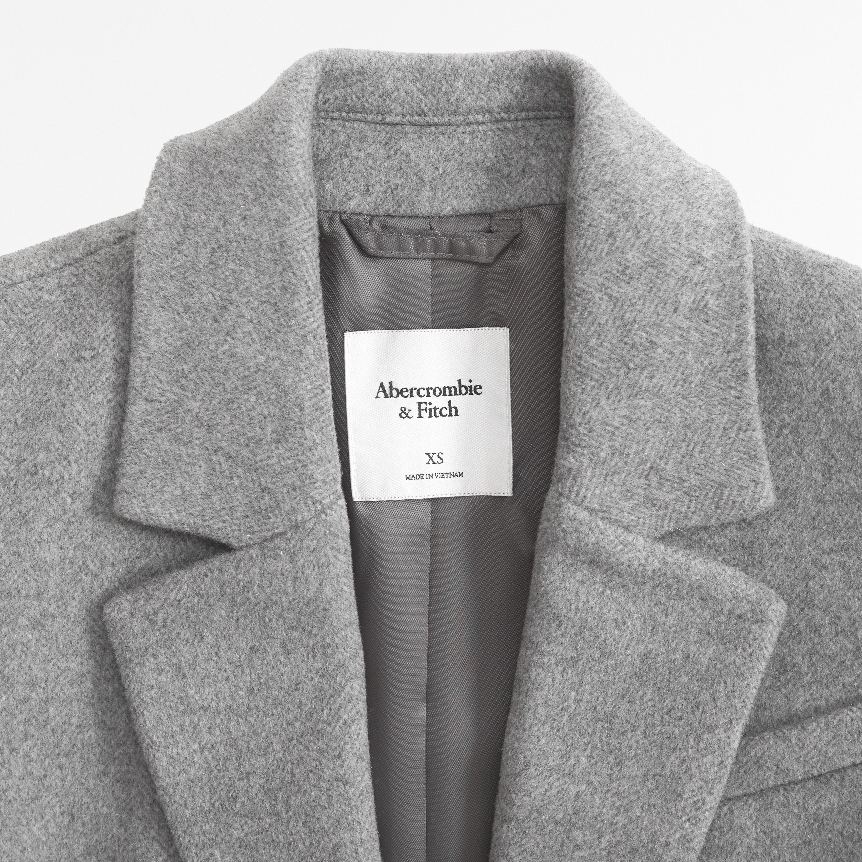 Abercrombie wool blend topcoat online