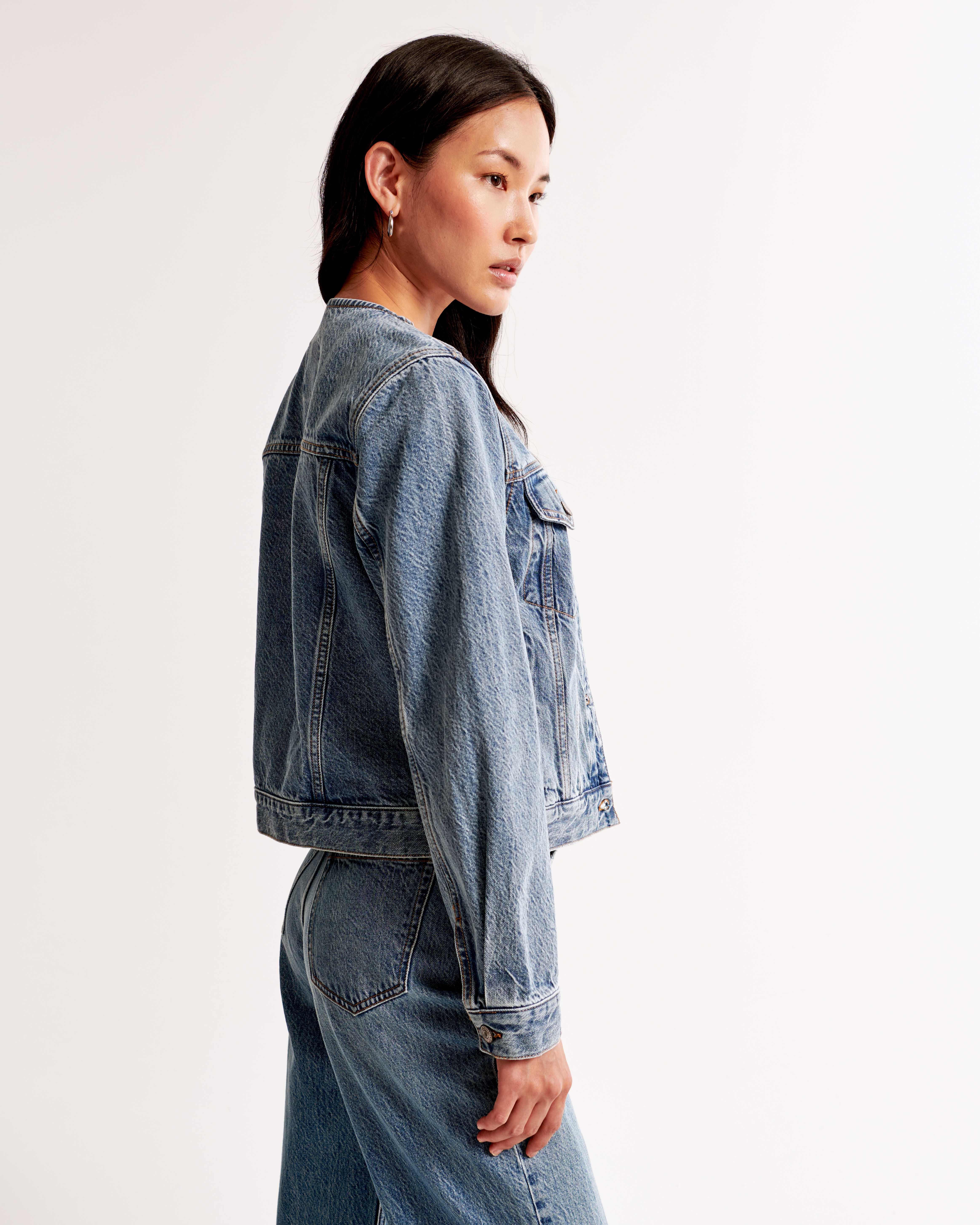 Engineer Short Jacket - Indigo 12oz Denim | Nepenthes New York