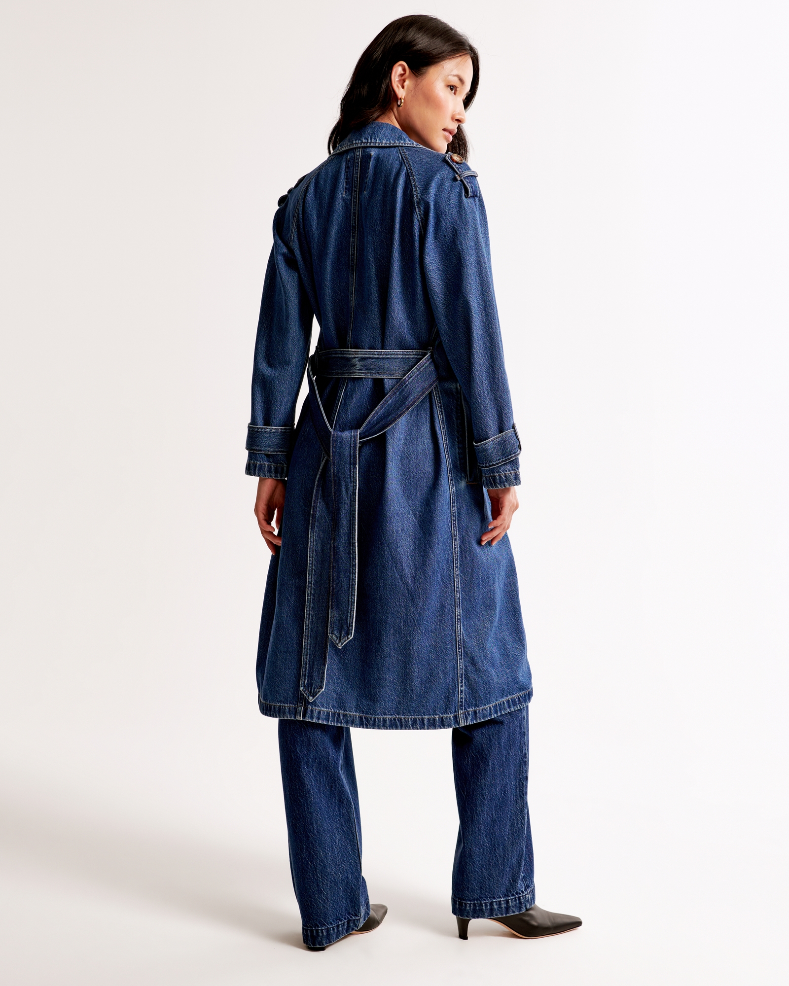 Denim Trench Coat