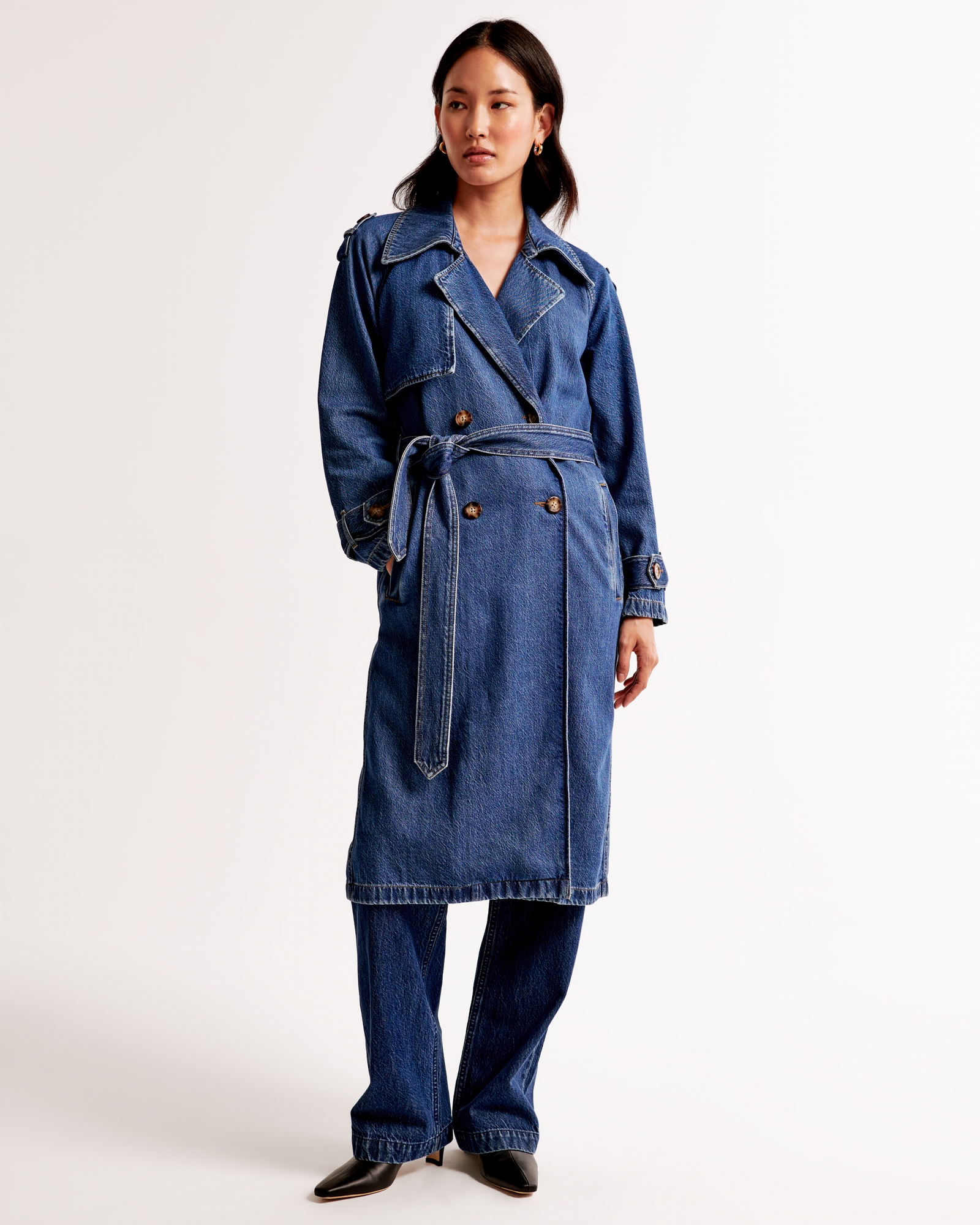 Denim Trench Coat