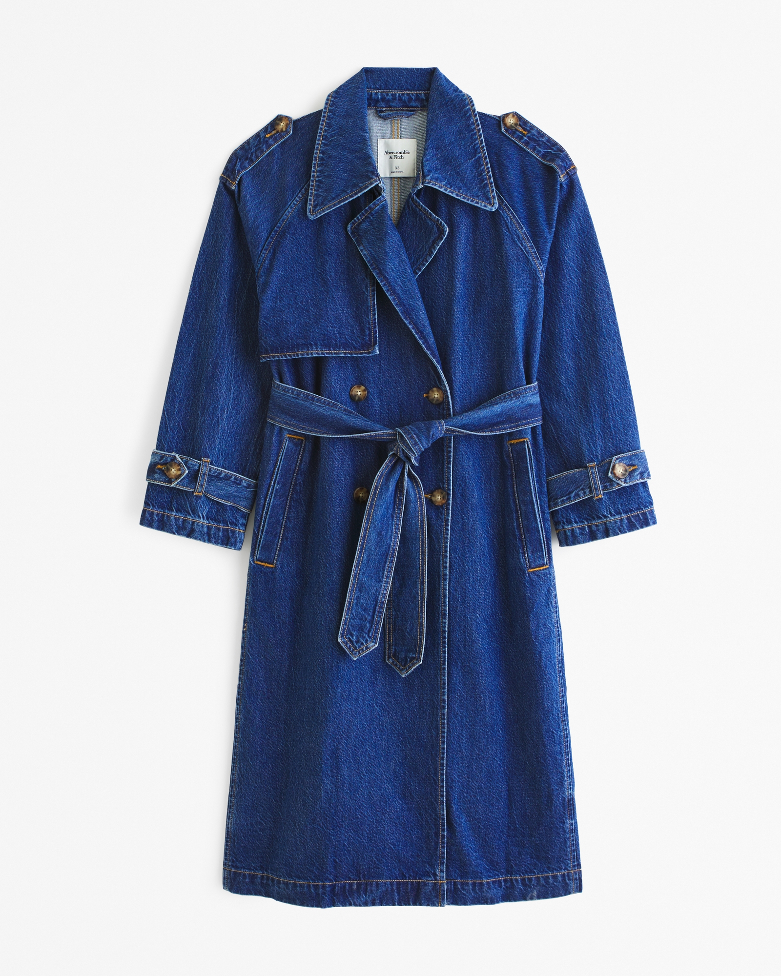 Denim Trench Coat