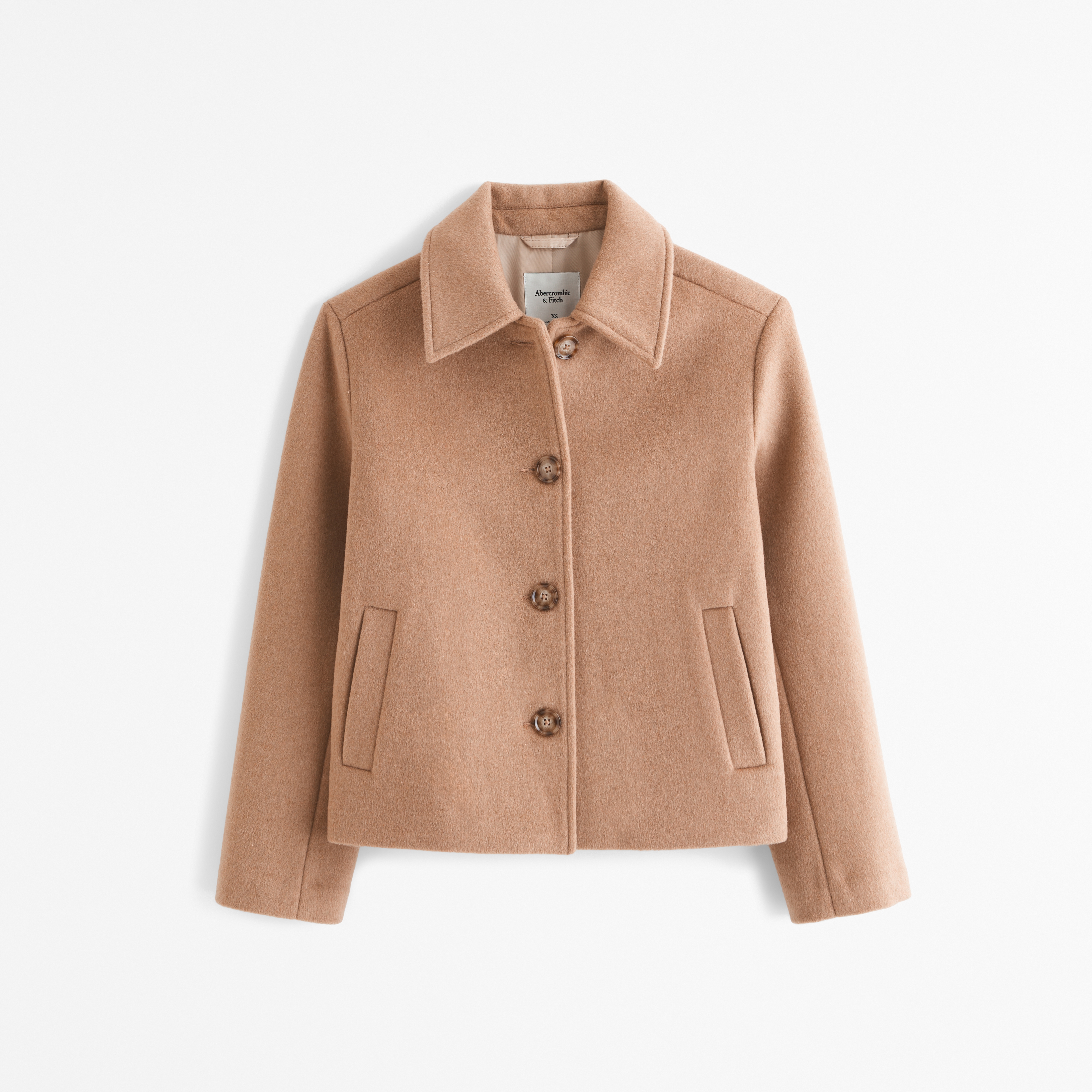 Short wool coat womens on sale