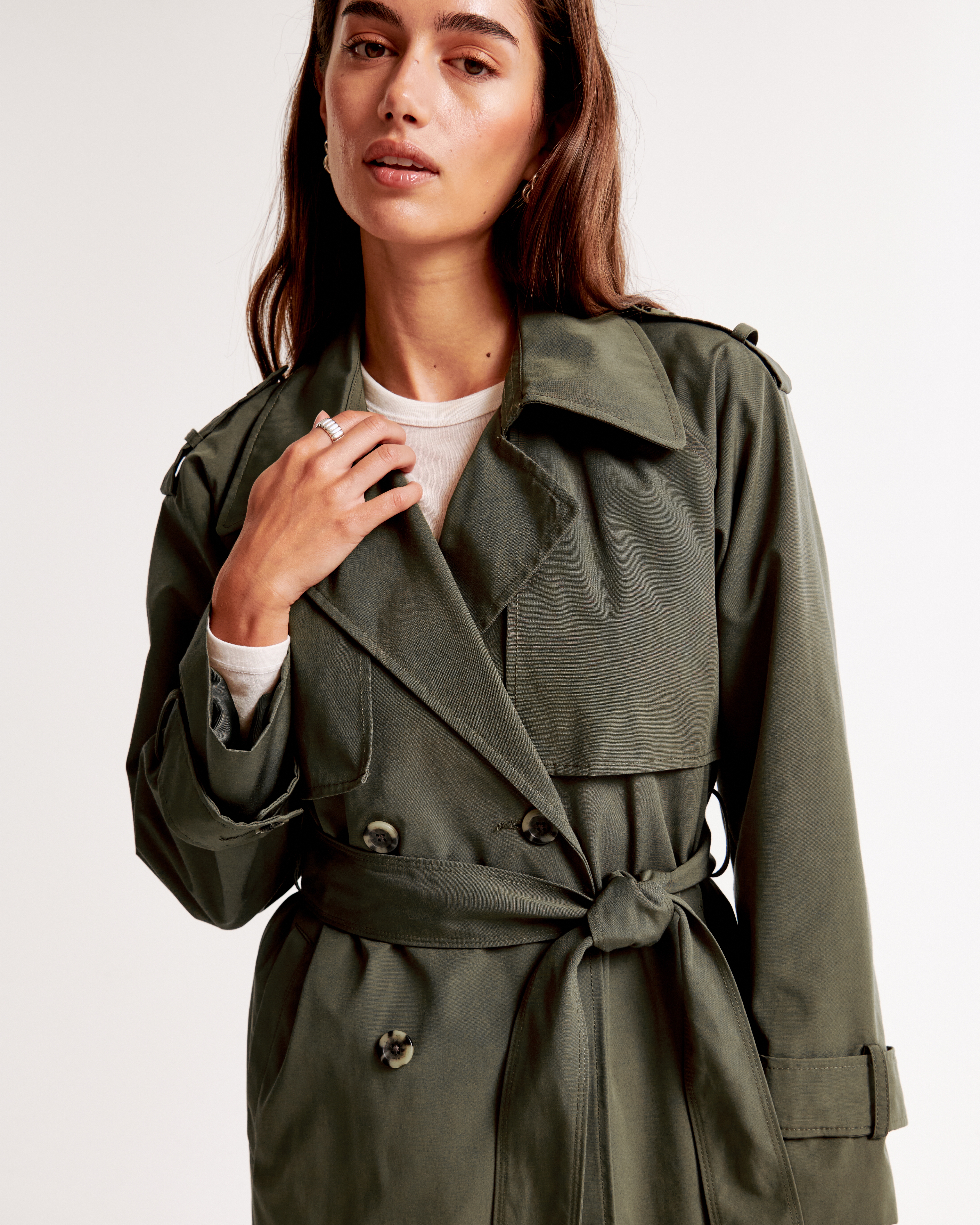 Classic Long Trench Coat