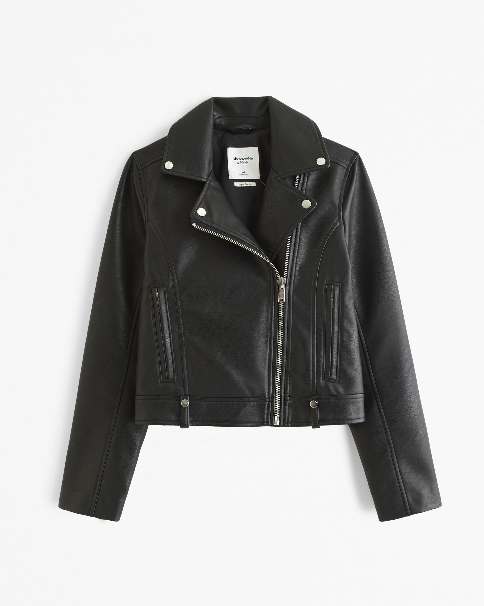 Vegan Leather Moto Jacket