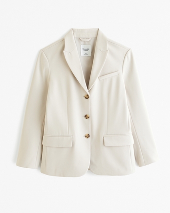 Women's Relaxed Suiting Blazer | Women's Coats & Jackets | Abercrombie.com