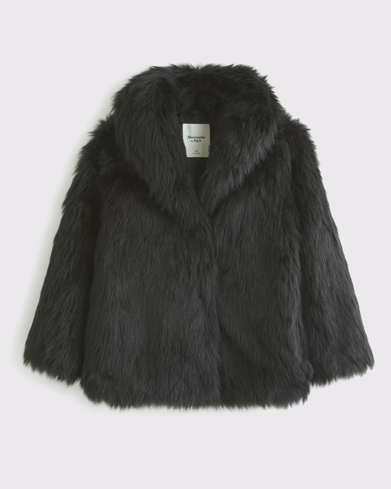 Abercrombie and Fitch new fur buy jacket