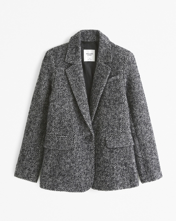 Washable Wool Cashmere Blend Women Blazer