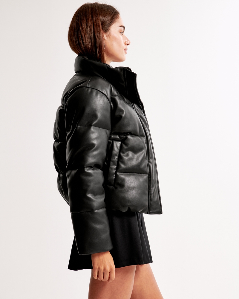 Vegan Leather Puffer