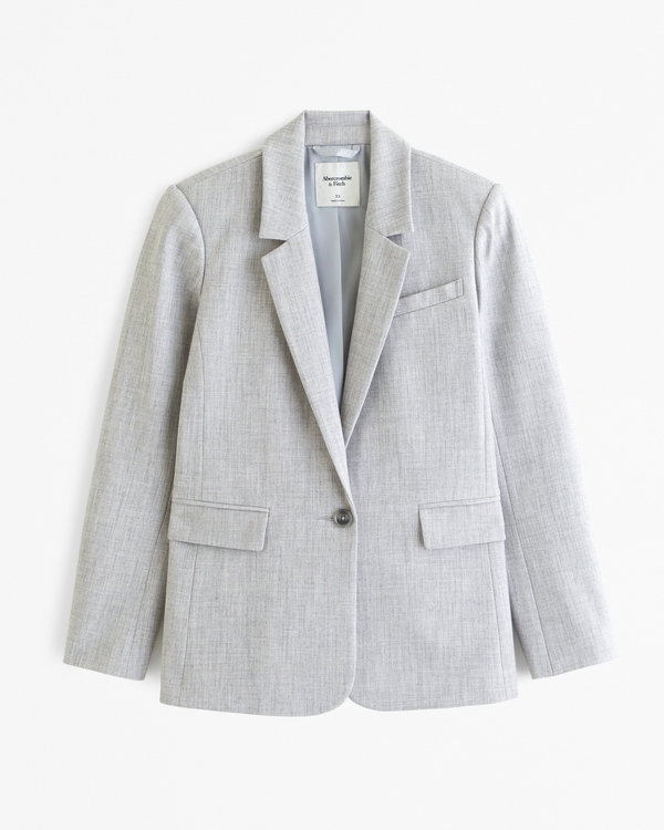 Classic Suiting Blazer, Light Gray view 1
