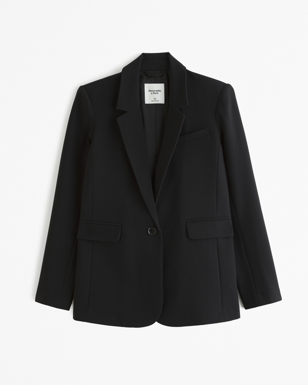 Classic Suiting Blazer, Black