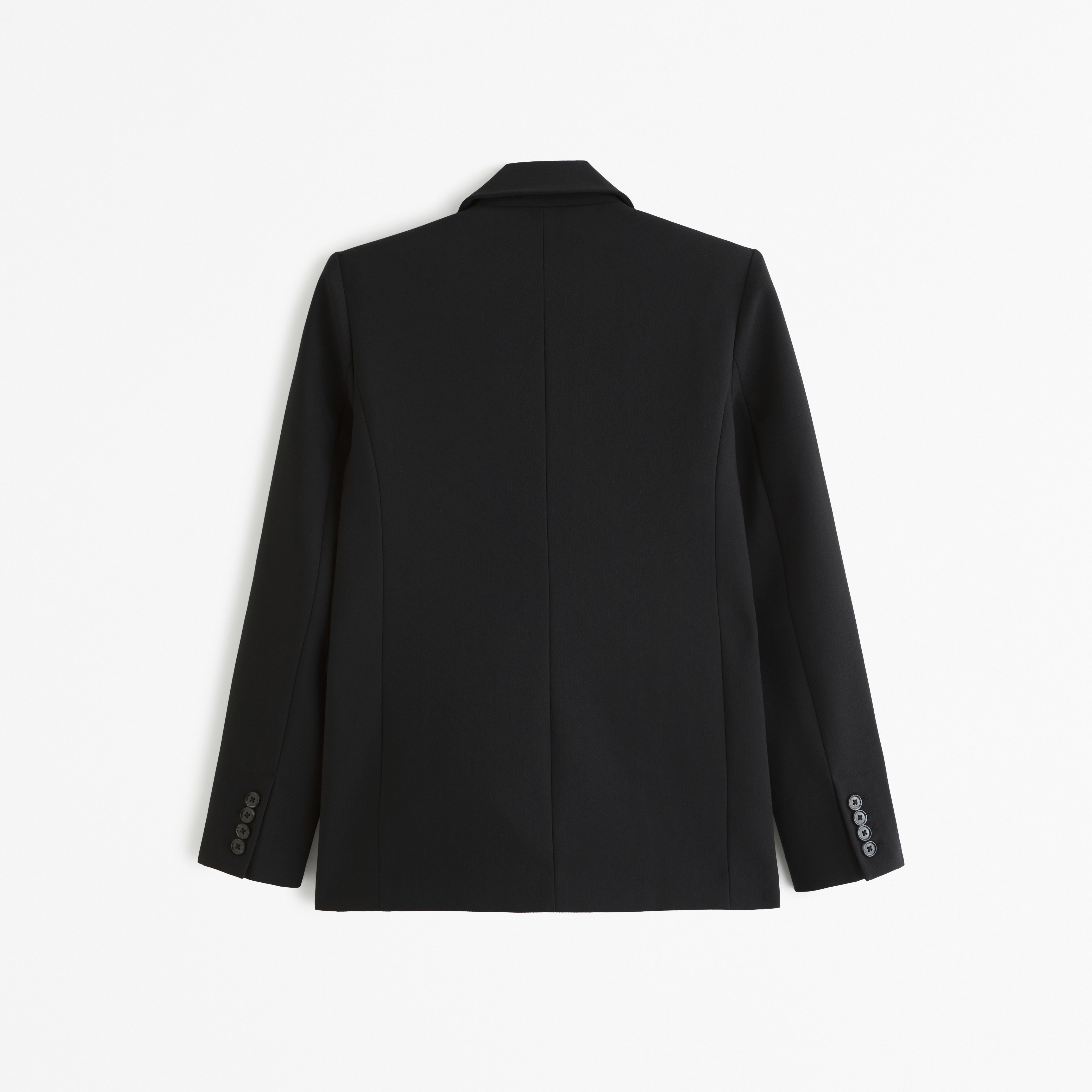 Abercrombie & Fitch Classic Suiting Blazer In Black