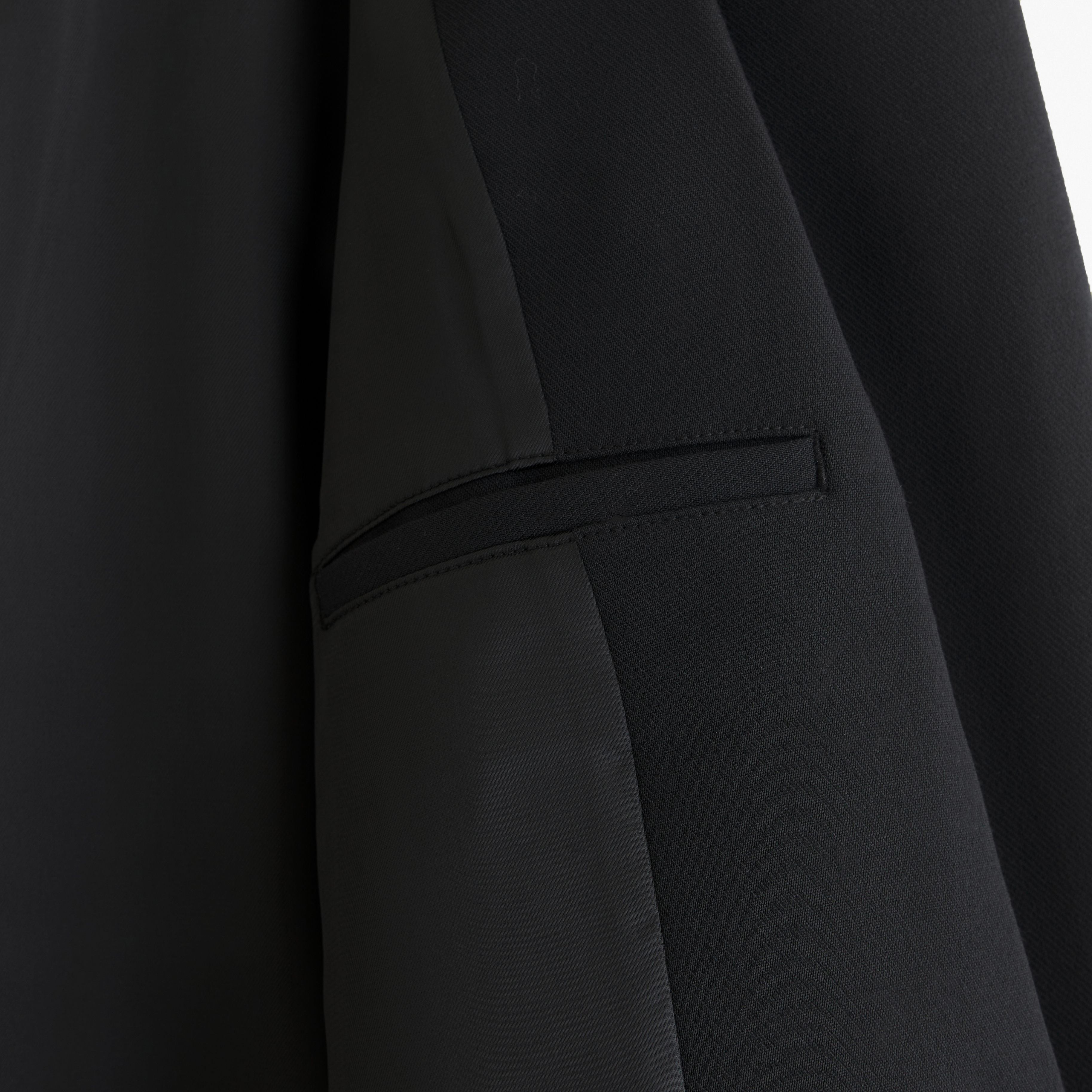 Abercrombie & Fitch Classic Suiting Blazer In Black