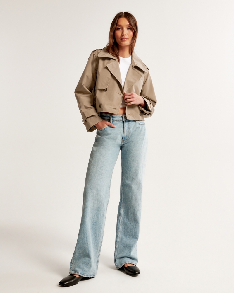 Cropped Trench Coat