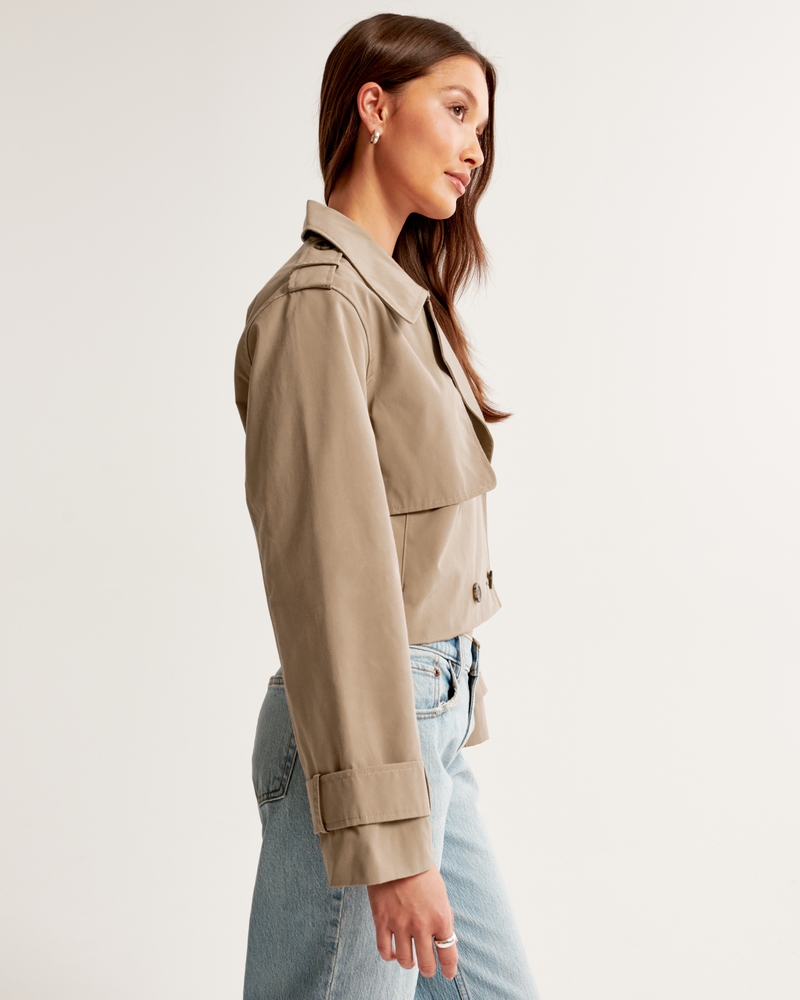 Cropped Trench Coat