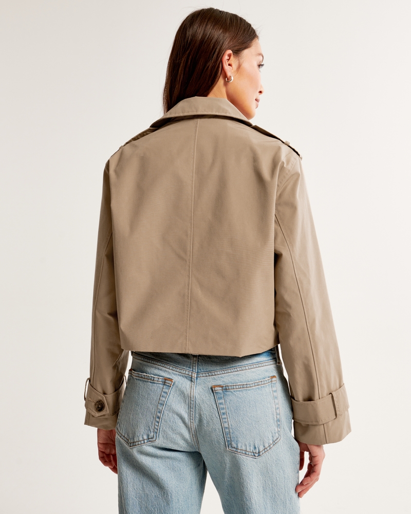 Cropped Trench Coat